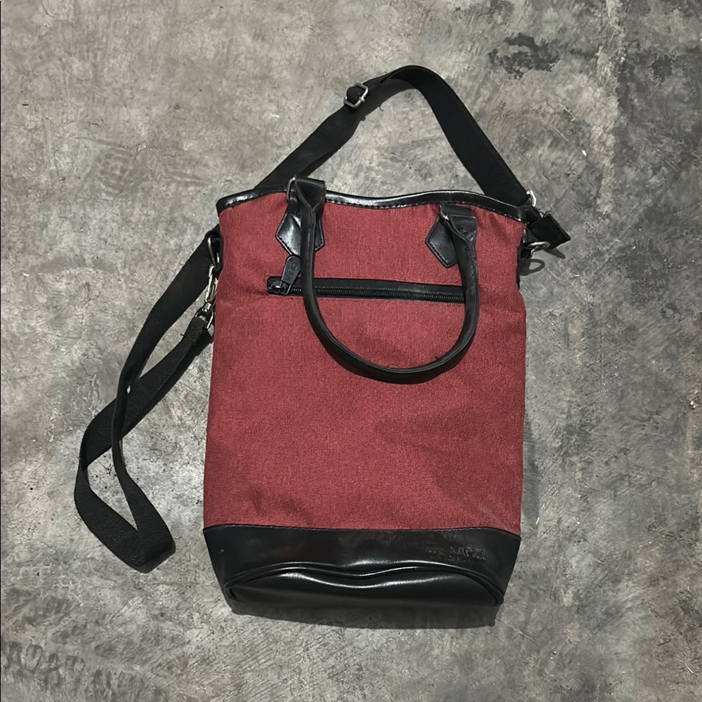 Red and Black Wine Bottle cooler bag